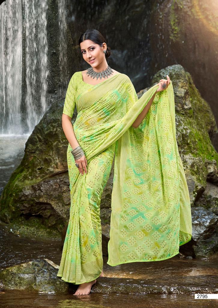 Kashvi Avni New Fancy Casual Wear Georgette Designer Saree Collection